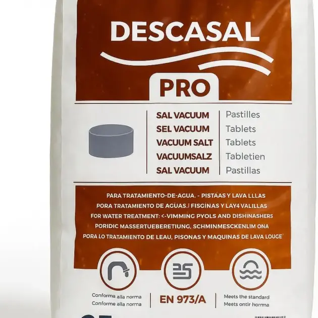 Sal para descalcificador de agua en pastillas GTKWEX