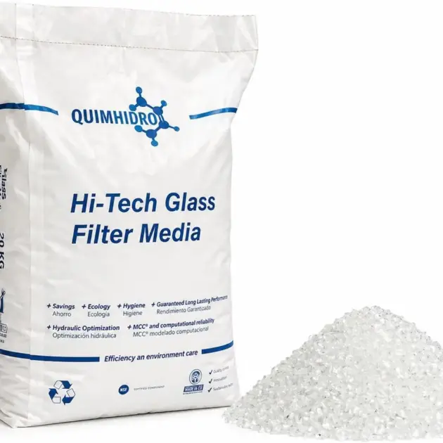 Vidrio filtrante para piscina GTKWEX saco de 20kg